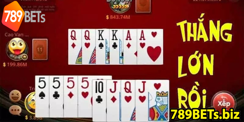 Tứ quý áp đảo Ba đôi thông